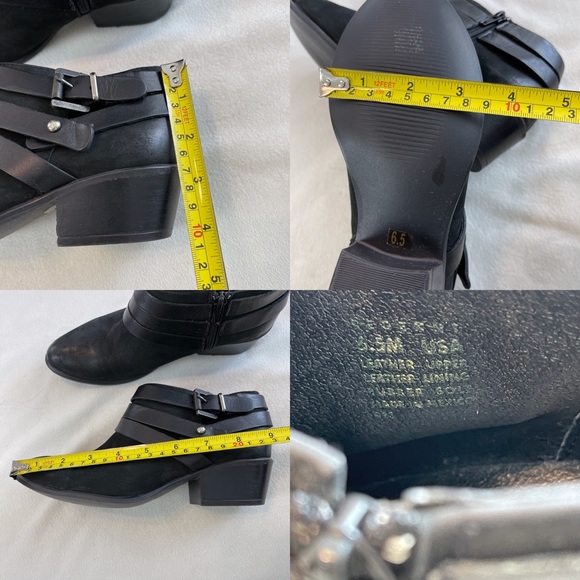 NWOT Steve Madden Regent Leather Booties - Picture 13 of 16